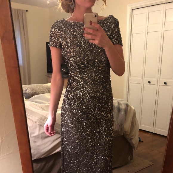 Adrianna Papell Dresses & Skirts - Adrianna Papell Sequin Ball Gown